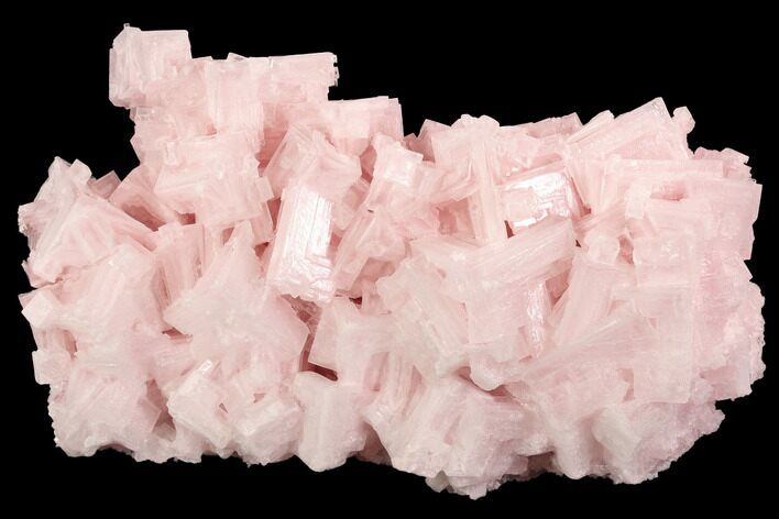 Pink Halite Crystal Plate - Trona, California #94047